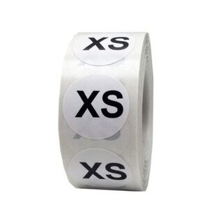 x120 "Thank you" BLACK sticker shipping supplies